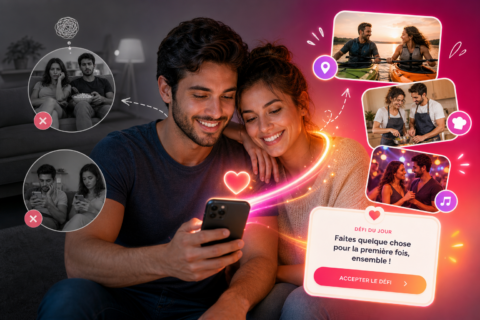 Comment utiliser une application de défis de couple pour sortir d'une routine installée